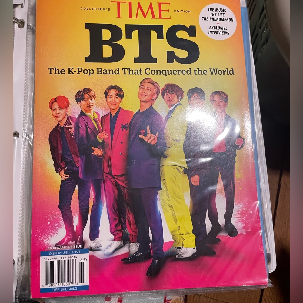 BTS TIME MAGAZINE.